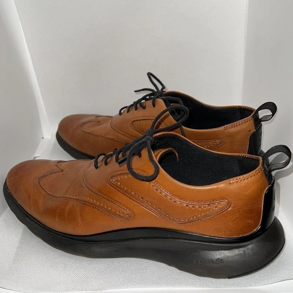 Cole Haan Grand 3.0 leather Wingtip lace‎ up Oxford men’s shoes Sz 9